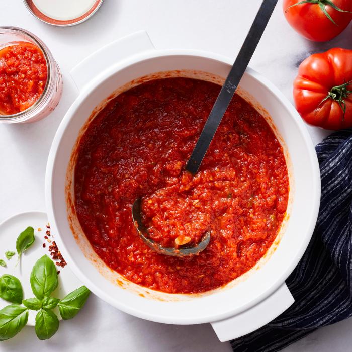 Sauce from fresh tomatoes recipe