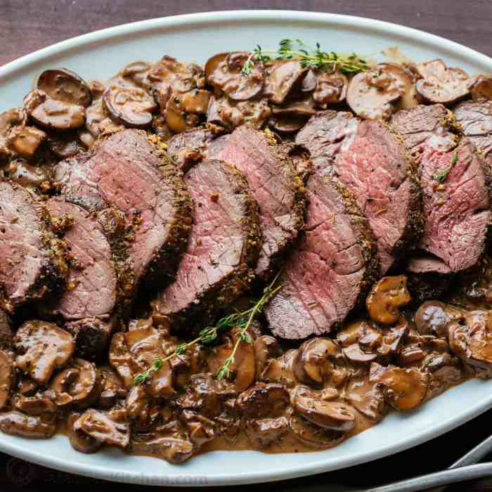 Beef tenderloin sauce recipe