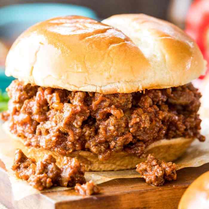 Sloppy joe recipe using tomato sauce