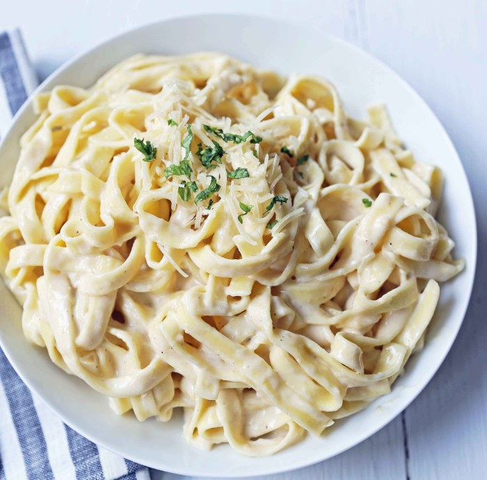 Spaghetti with alfredo sauce recipe