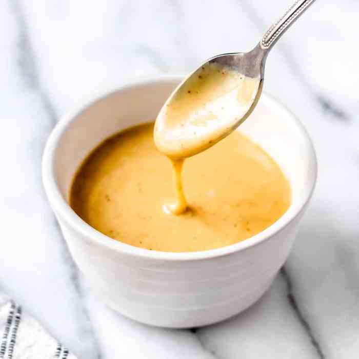 Recipe of honey mustard sauce