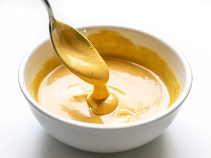 Recipe of honey mustard sauce