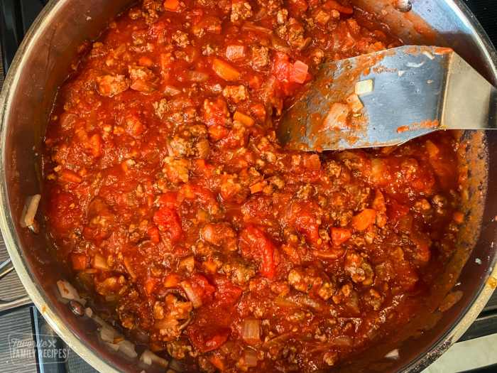 Authentic italian spaghetti sauce recipe with pork