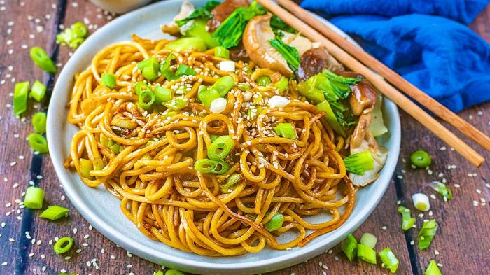 Sauce soy noodles asian vegetarian oil recipes appetizers sides subscribe inspired quick