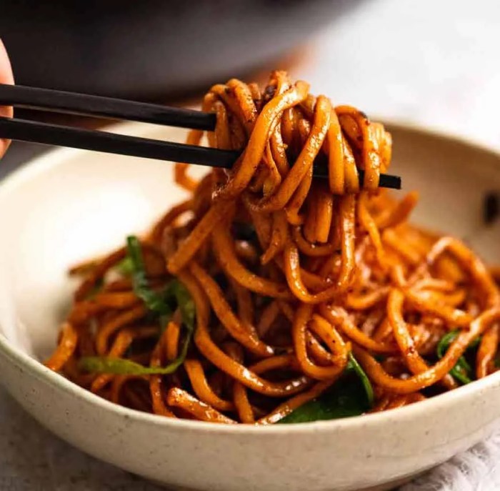 Soy sauce noodles recipe