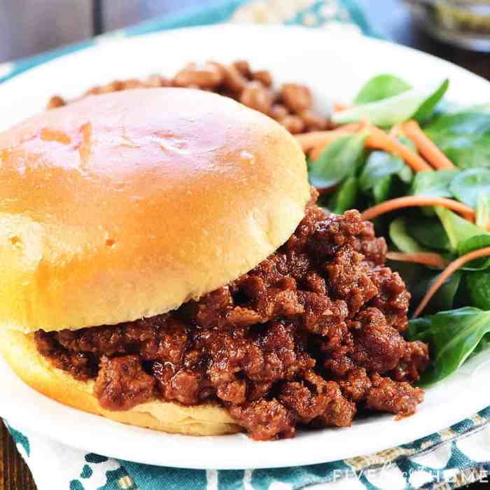 Sloppy joe recipe using tomato sauce