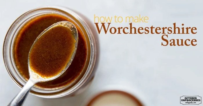 Recipes with worcester sauce