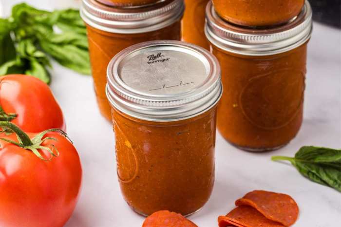 Recipe for canned pizza sauce