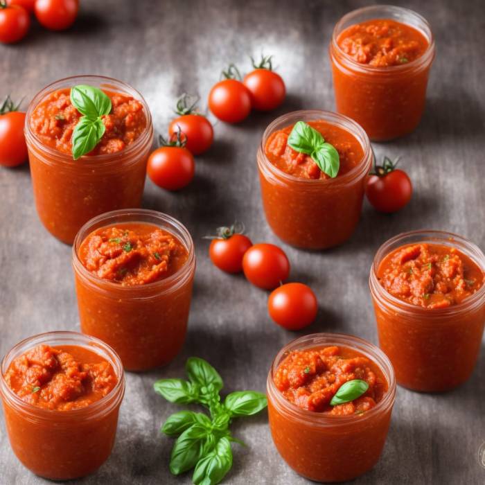 Recipe for fresh tomato marinara sauce