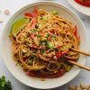 Recipe for Thai Noodles with Peanut Sauce