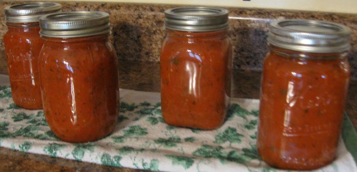 Recipe for canned pizza sauce